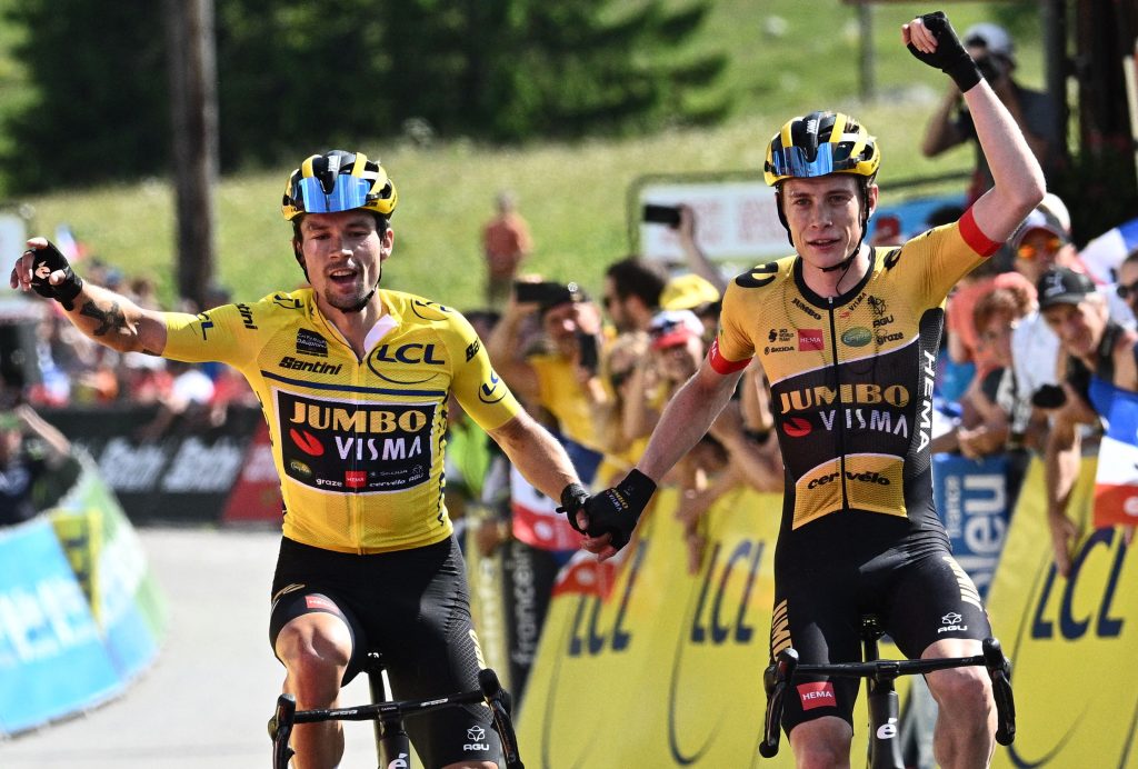 vingegaard e roglic dauphine