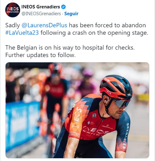 girodociclismo.com.br ineos grenadiers perde um importante atleta ja no primeiro dia da vuelta a espana image