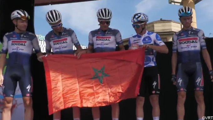 girodociclismo.com.br remco evenepoel demonstra seu apoio a tragedia no marrocos image