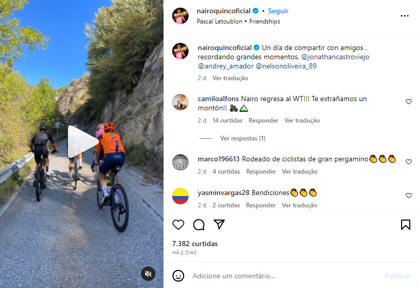 girodociclismo.com.br nairo quintana continua treinamentos com ciclistas do worldtour image