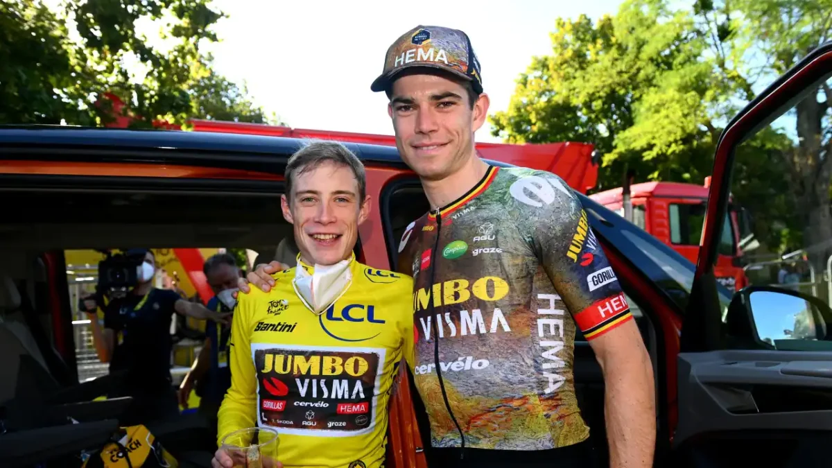 girodociclismo.com.br jonas vingegaard fala sobre a ausencia de wout van aert no tour de france vingegaard e wout abracados