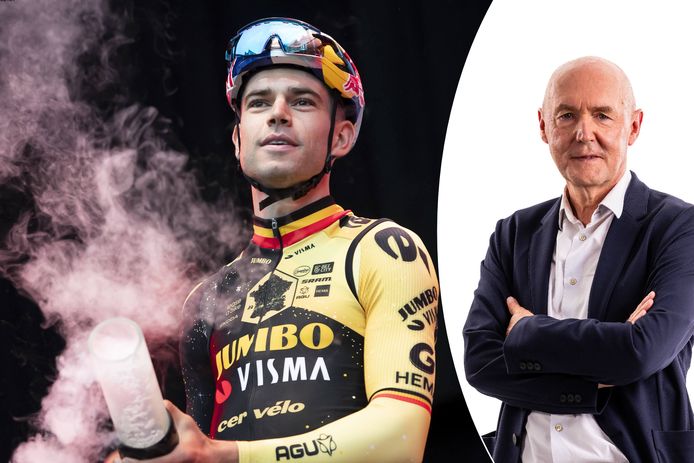 girodociclismo.com.br um dos principais jornalistas belgas faz um pedido com entusiasmo de a lideranca a wout van aert no giro ditalia ele tem direito a isso michel wuyts e wout