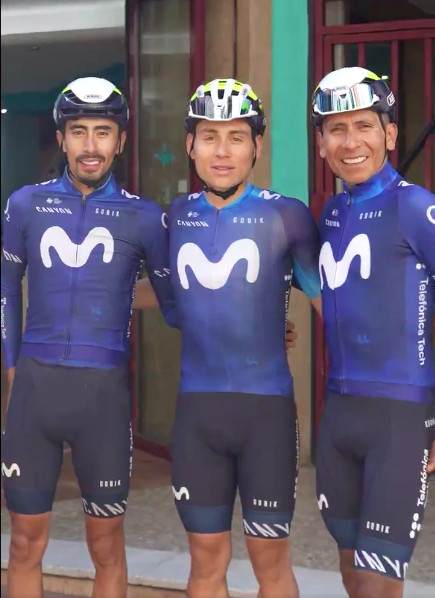 girodociclismo.com.br movistar team inicia training camp com a presenca de nairo quintana image 2