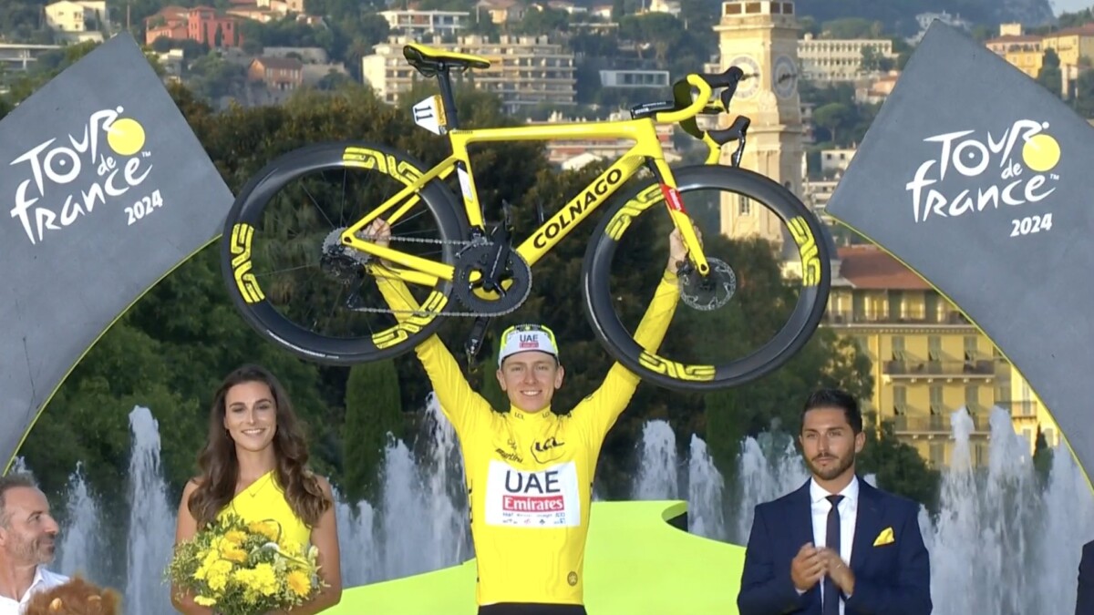 Tadej Pogacar führt die UCI-Rangliste mit Abstand an, siehe vollständige Rangliste nach der Tour de France