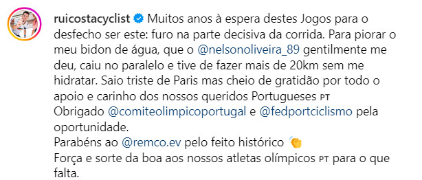 girodociclismo.com.br rui costa revela reves no momento decisivo dos jogos olimpicos de paris image