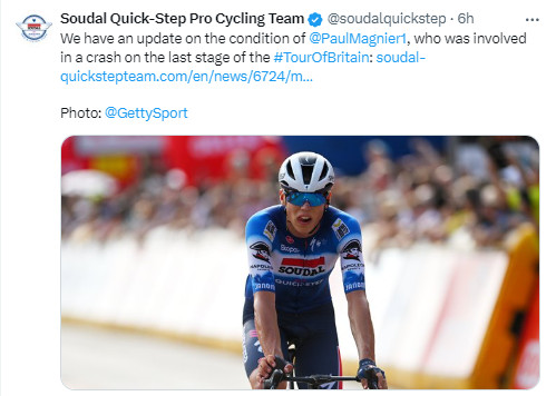 girodociclismo.com.br jovem prodigio da soudal quick step e hospitalizado apos grave queda ciclista sofre concussao cerebral image