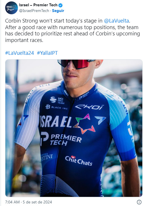 girodociclismo.com.br principal sprinter da israel premier tech abandona vuelta a espana image 1