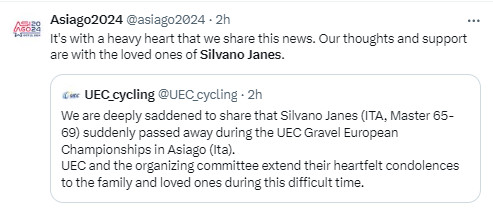 girodociclismo.com.br tragedia no campeonato europeu de gravel ciclista morre durante a prova e organizacao cancela provas image 2