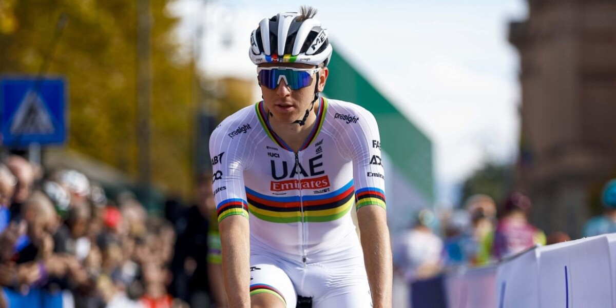 girodociclismo.com.br uae team emirates anuncia a renovacao de contrato de tadej pogacar campeao mundial pogacar camisa arco iris ii