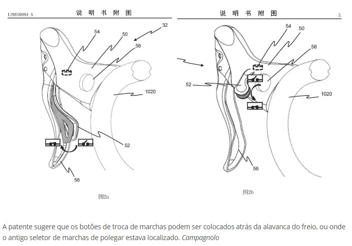 girodociclismo.com.br campagnolo registra patente revolucionaria de grupo eletronico modelo utiliza sistema acoplado ao dedo do ciclista image