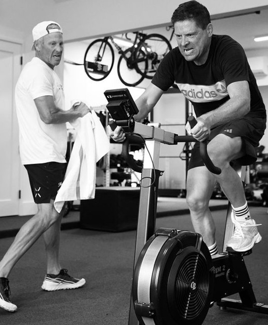 girodociclismo.com.br lance armstrong posta imagens em academia com jan ullrich de rivais a irmaos de treino image 4