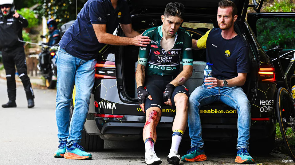 girodociclismo.com.br surge imagem com grandes cicatrizes em wout van aert belga estara em acao na copa do mundo neste domingo image 3