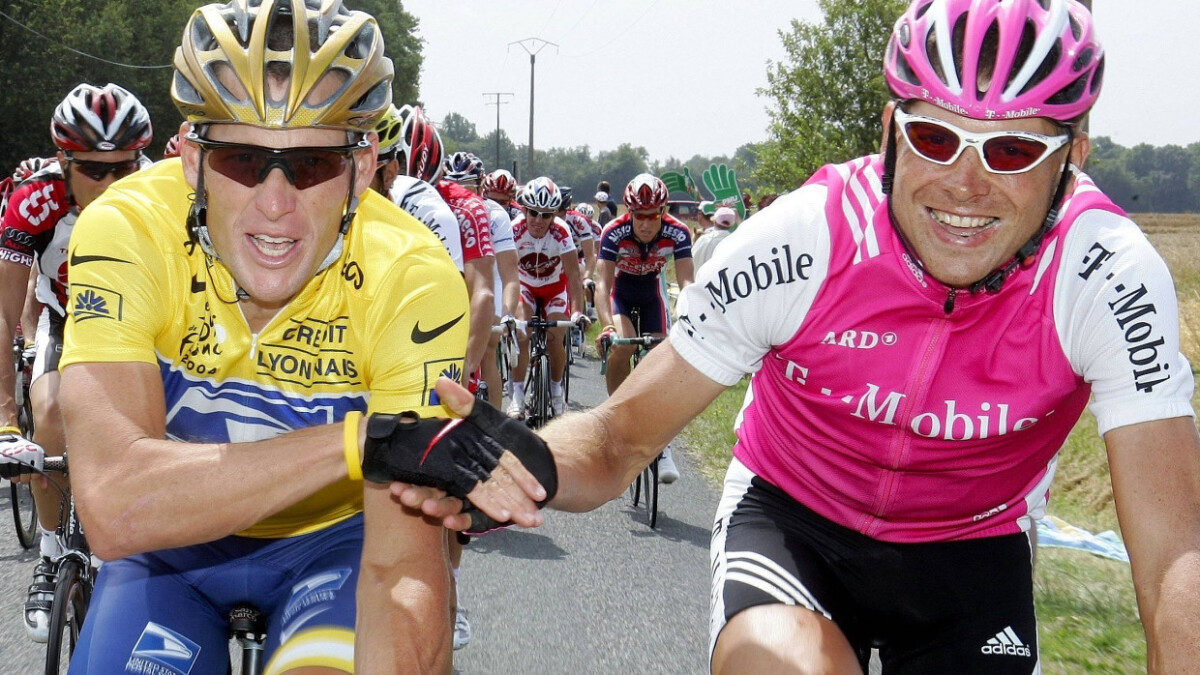 girodociclismo.com.br lance armstrong e jan ullrich em uma competicao de ciclismo novamente prova acontecera na alemanha image 4