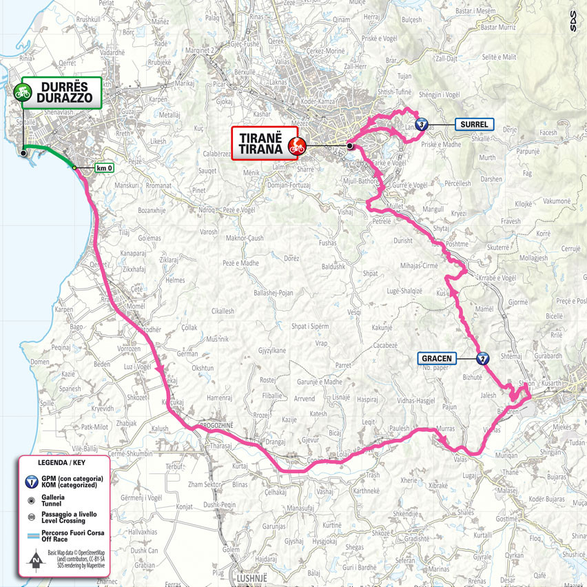 Giro d'Italia 2025: Prévia da 1ª etapa, já com montanha de até 10% de inclinação no percurso 2 girodociclismo.com.br giro ditalia 2025 previa da 1a etapa etapa inaugural pode reservar surpresas image