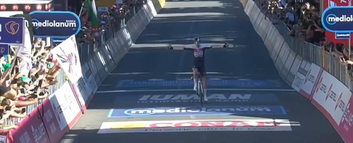 Giro d'Italia: Nico Denz vence a 18 ª etapa após voo solo, Isaac del Toro mantém a Maglia Rosa; confira os resultados e a chegada 7 girodociclismo.com.br giro ditalia nico denz vence apos voo solo isaac del toro mantem a maglia rosa confira os resultados e a chegada image