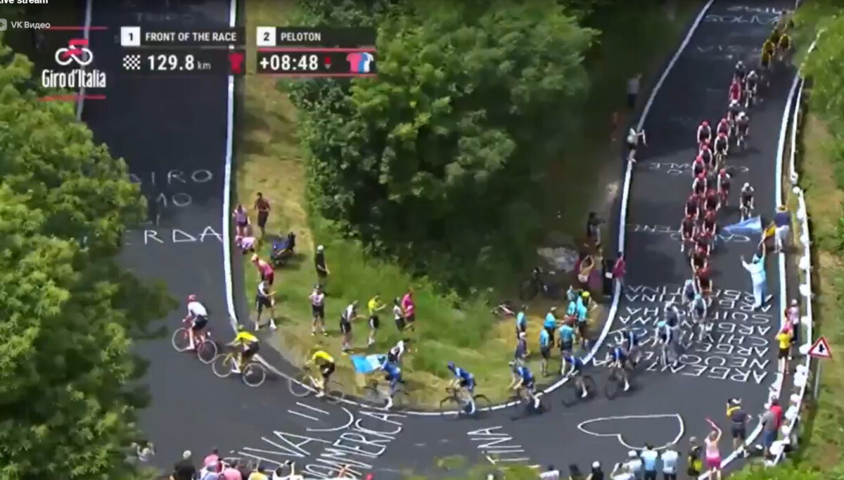 Numerosa fuga agita a 20ª etapa do Giro d'Italia, UAE Emirates e EF Education sem representantes 2 girodociclismo.com.br grande fuga agita 20a etapa do giro ditalia image