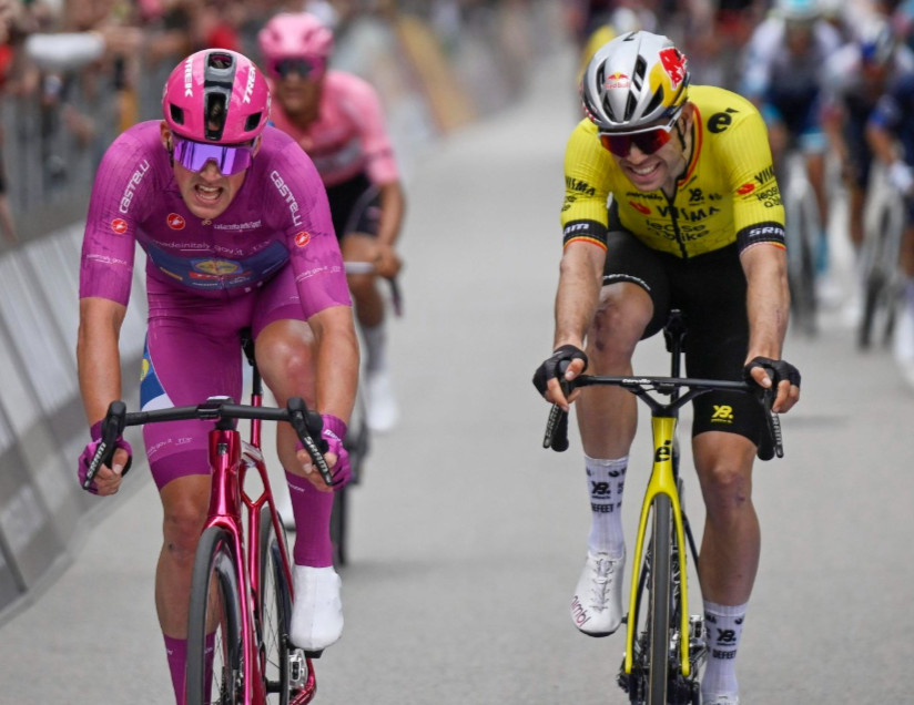 Isaac del Toro dá detalhes do sprint final da 13ª etapa do Giro "não tive pernas para acompanhá-lo, chapeau", assista o vídeo 2 girodociclismo.com.br isaac del toro da detalhes do sprint final da 13a etapa do giro nao tive pernas para acompanha lo chapeau image 4