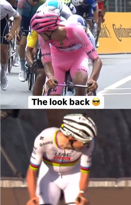 Vídeo revela a incrível semelhança entre Isaac del Toro e Tadej Pogacar, coincidência?; assista o vídeo 2 girodociclismo.com.br isaac del toro e tadej pogacar estilos de pedalada surpreendentemente semelhantes image