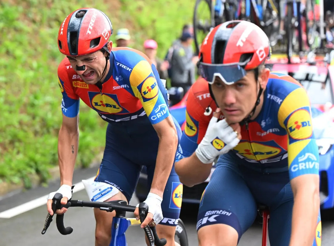 Lidl-Trek anuncia o abandono do seu capitão no Giro d'Italia, ciclista sofre hematoma muscular grave; confira o anúncio oficial 1 girodociclismo.com.br lidl trek anuncia o abandono do seu capitao no giro ditalia ciclista sofre hematoma muscular grave confira o anuncio oficial image 2