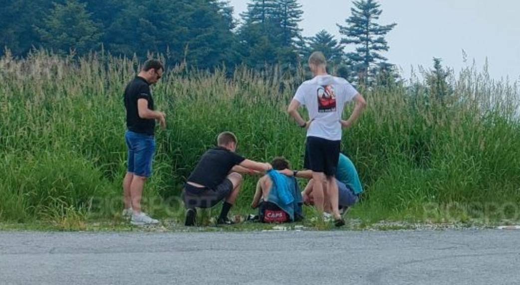 girodociclismo.com.br campeao do giro next gen abandona competicao apos queda ele nao conseguia parar de chorar image 2