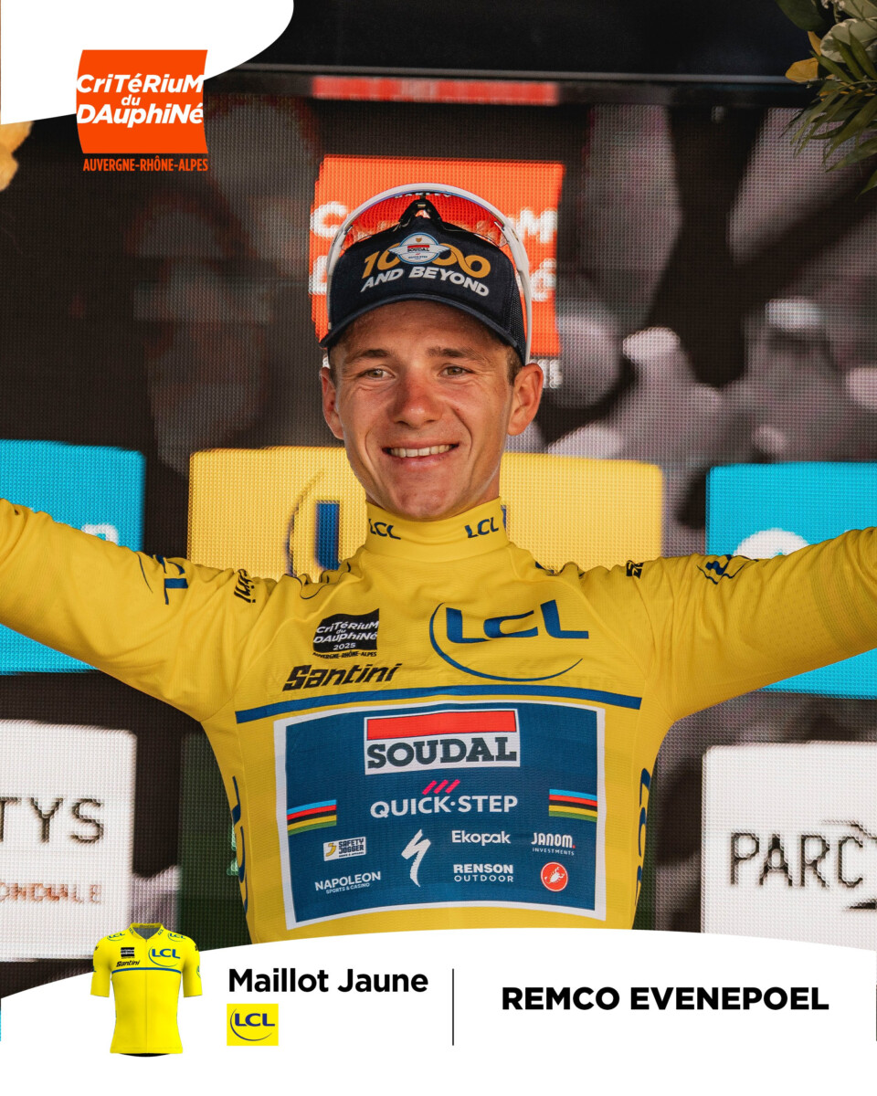 Critérium du Dauphiné: Classificação Geral após a 5ª etapa; Remco Evenepoel mantém liderança, Pogacar sobe uma posição 2 girodociclismo.com.br criterium du dauphine classificacao geral apos a 5a etapa remco evenepoel mantem lideranca pogacar sobe uma posicao image 2
