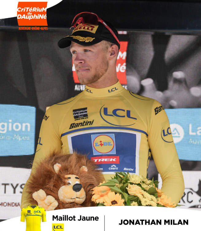 Critérium du Dauphiné: Classificação Geral; Jonathan Milan assume liderança de Tadej Pogacar; confira as classificações completas 2 girodociclismo.com.br criterium du dauphine classificacao geral jonathan milan assume lideranca de tadej pogacar confira as classificacoes completas image 37