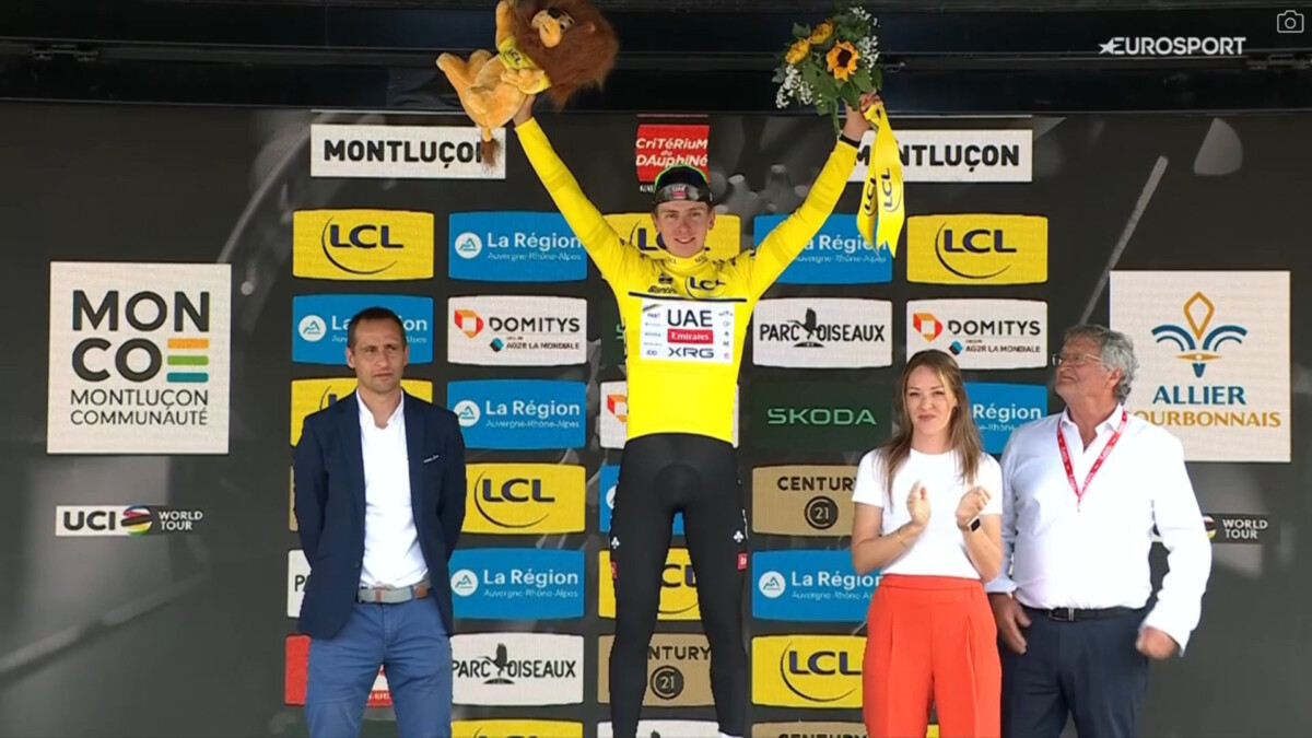 Critérium du Dauphiné: Classificação Geral; Tadej Pogacar assume liderança já na 1ª etapa; confira as classificações completas 1 girodociclismo.com.br criterium du dauphine classificacao geral tadej pogacar image 22