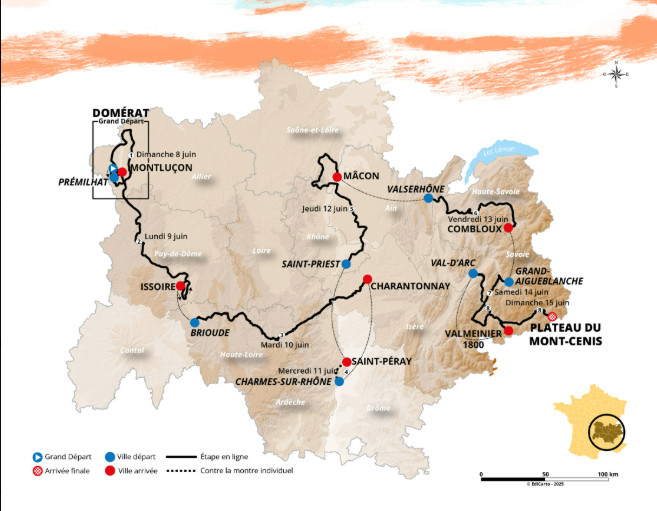 Critérium du Dauphiné começa domingo; Tadej Pogacar, Jonas Vingegaard e Remco Evenepoel confirmados, confira todas as etapas 1 girodociclismo.com.br criterium du dauphine comeca domingo pogacar vingegaard e evenepoel confirmados confira todas as etapas image