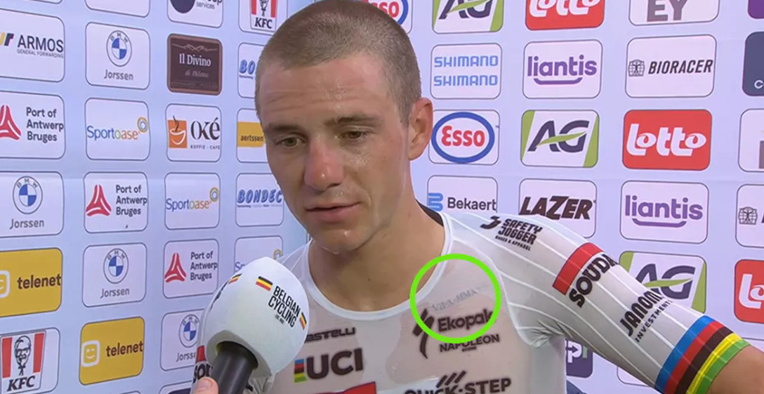 girodociclismo.com.br remco evenepoel surge com nova tatuagem misteriosa durante o campeonato belga de contrarrelogio image 5