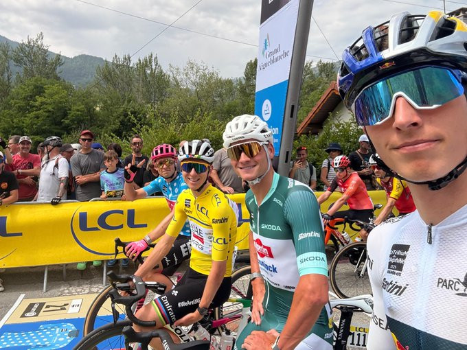 Tadej Pogacar fala antes da largada do Dauphiné "espero ataques da Visma já no Col de la Madeleine", assista a entrevista 2 girodociclismo.com.br tadej pogacar fala antes da largada espero ataques da visma ja no col de la madeleine image 4
