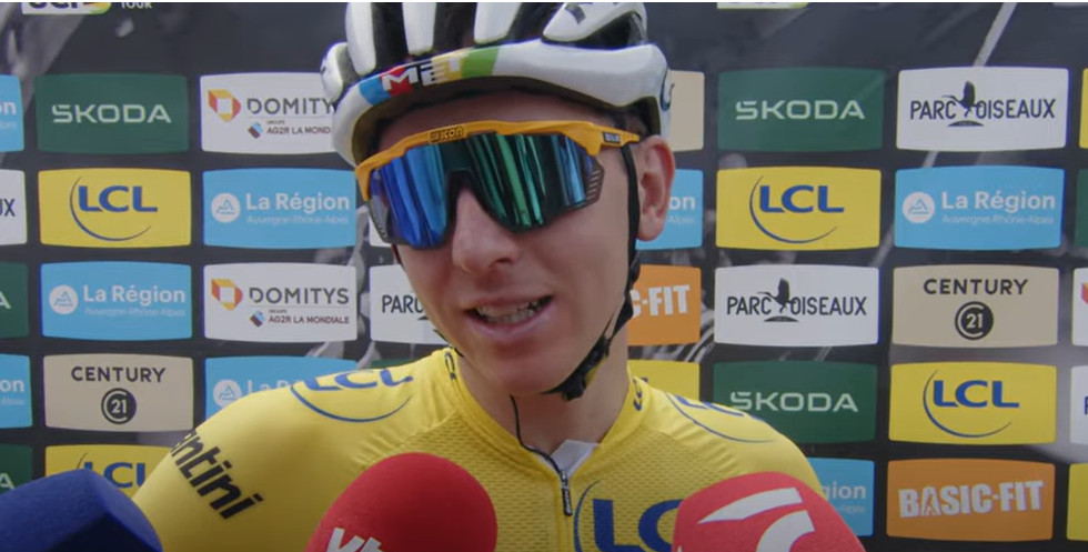 Tadej Pogacar fala antes da largada do Dauphiné "espero ataques da Visma já no Col de la Madeleine", assista a entrevista 1 girodociclismo.com.br tadej pogacar fala antes da largada espero ataques da visma ja no col de la madeleine image