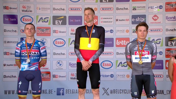 Gregário de Tadej Pogacar bate Remco Evenepoel e vence Campeonato Belga de Estrada; confira os resultados e achegada 2 girodociclismo.com.br tim wellens vence campeonato belga de ciclismo com ataque decisivo a 41km da meta image 4