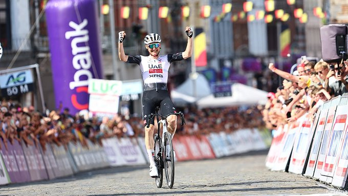 Gregário de Tadej Pogacar bate Remco Evenepoel e vence Campeonato Belga de Estrada; confira os resultados e achegada 1 girodociclismo.com.br tim wellens vence campeonato belga de ciclismo com ataque decisivo a 41km da meta image