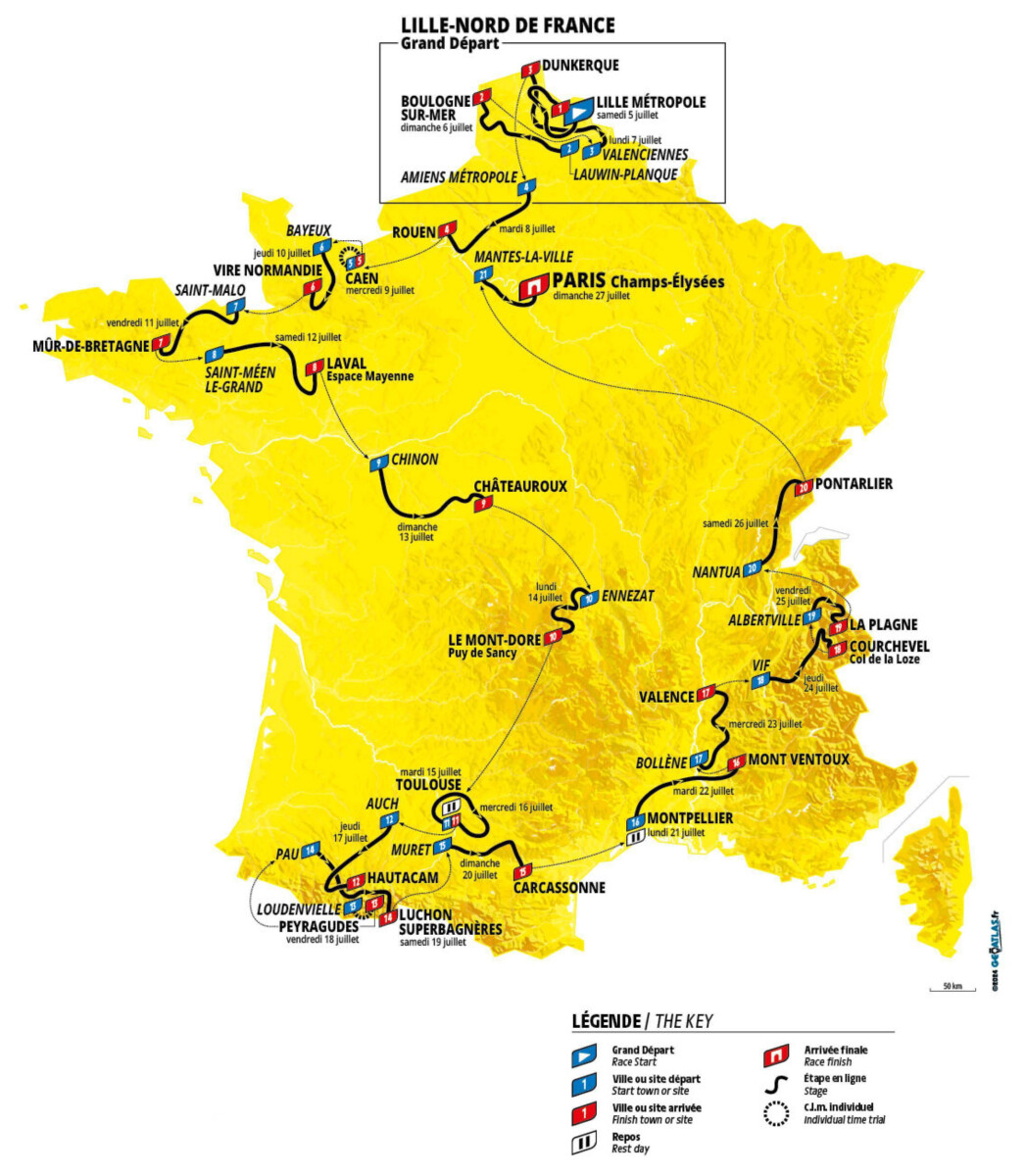 Tour de France 2025 revela os perfis de todas as etapas, especialistas em clássicas com mais oportunidades; confira todos os perfis 1 girodociclismo.com.br tour de france 2025 todos os perfis de etapa sao revelados especialistas em classicas com mais oportunidades image 42