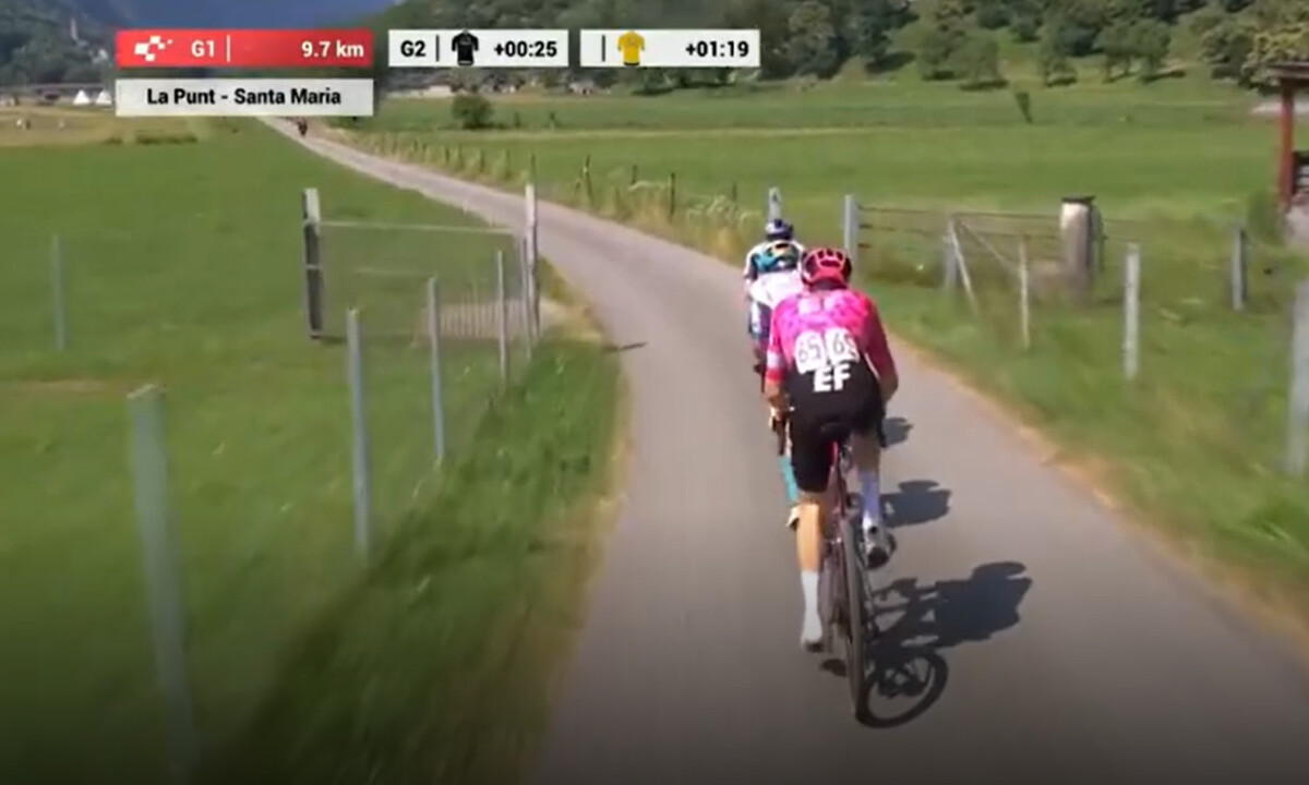 Tour de Suisse: Oscar Onley vence João Almeida no sprint da 5ª etapa, português é top 3 no GC que tem novo líder; confira os resultados e a chegada 8 girodociclismo.com.br tour de suisse image 45