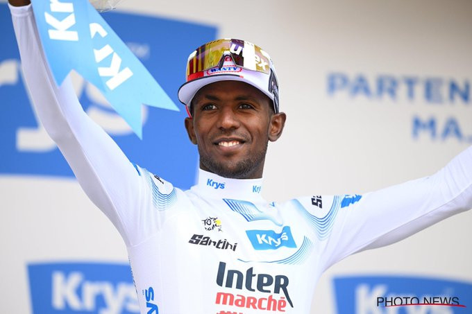 girodociclismo.com.br biniam girmay lamenta derrota na 1a etapa do tour de france tive que fazer tudo sozinho nao tinha colegas de equipe comigo image