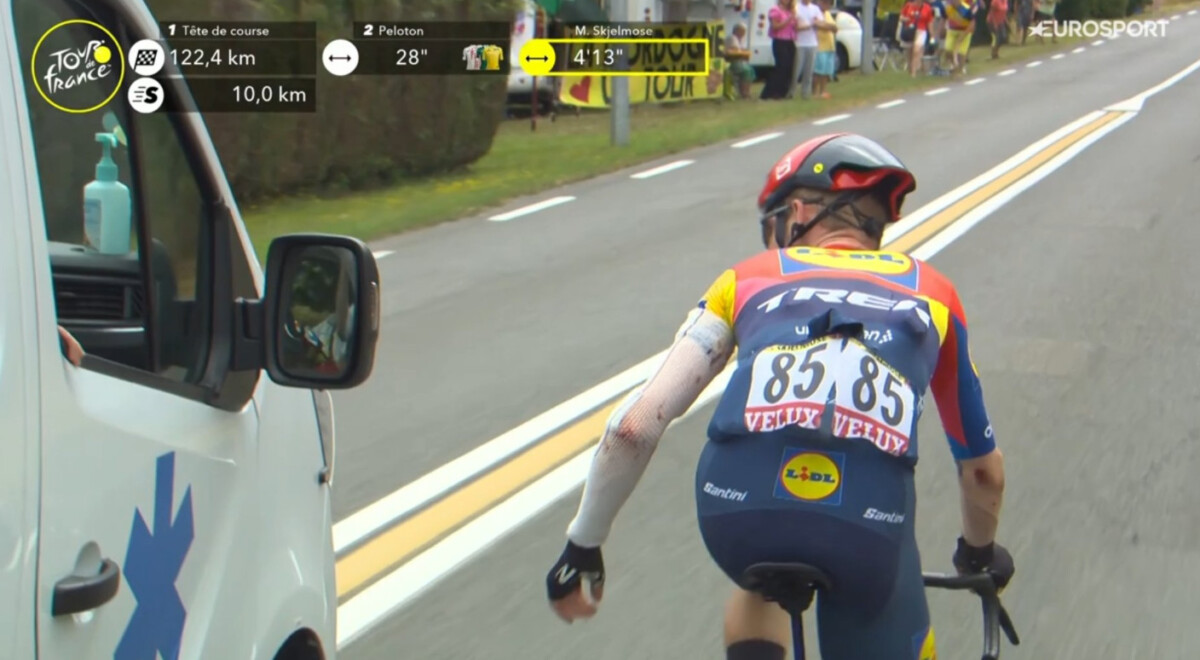 girodociclismo.com.br capitao da lidl trek sofre forte queda no tour de france image 2