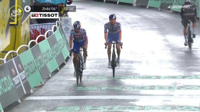 Primoz Roglic brinca com fuga frustrada no Tour de France "pelo menos eu estava na TV" 2 girodociclismo.com.br primoz roglic arrisca no tour de france mas termina o dia com decepcao era tudo ou nada image