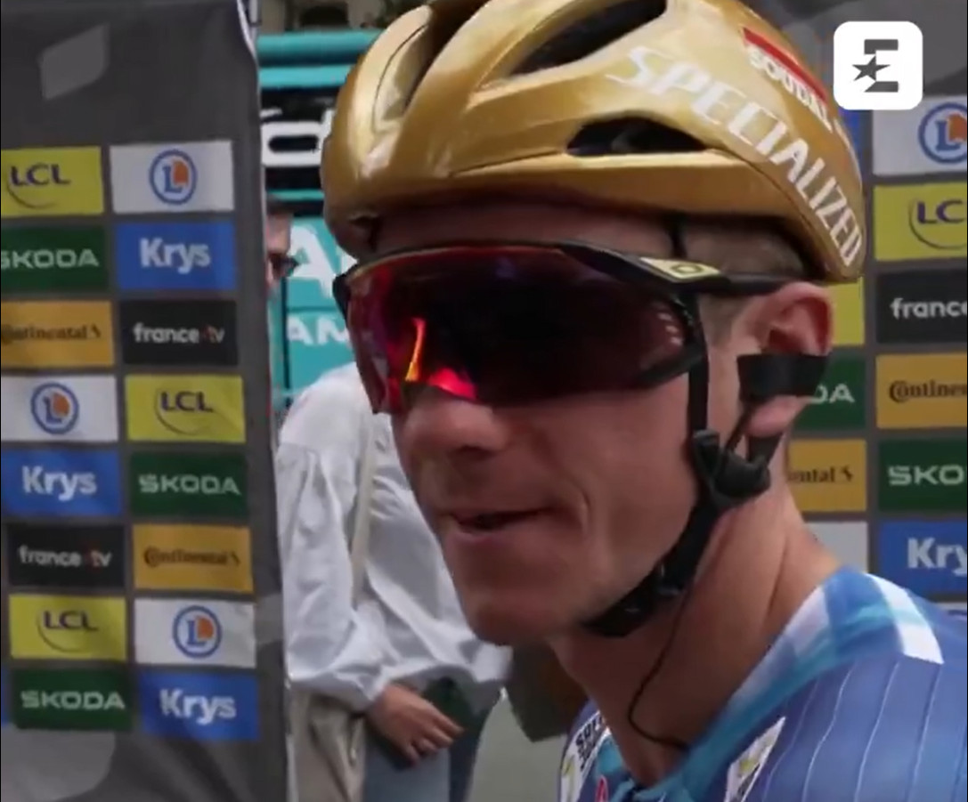 Remco Evenepoel fala sobre queda e projeta final da etapa "os sprinters não estarão na disputa, será um pouco diferente" 2 girodociclismo.com.br rascunho automatico image 17