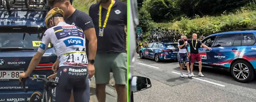 Remco Evenepoel não esconde decepção após abandonar o Tour de France "de ruim para absolutamente terrível", assista o vídeo 2 girodociclismo.com.br remco evenepoel nao esconde decepcao apos abandonar o tour de france de ruim para absolutamente terrivel assista o video image 2