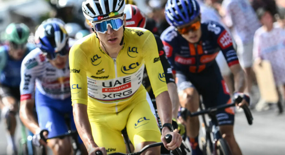 girodociclismo.com.br tadej pogacar mantem a calma apos etapa de montanha do tour de france as subidas nao foram dificeis o suficiente image