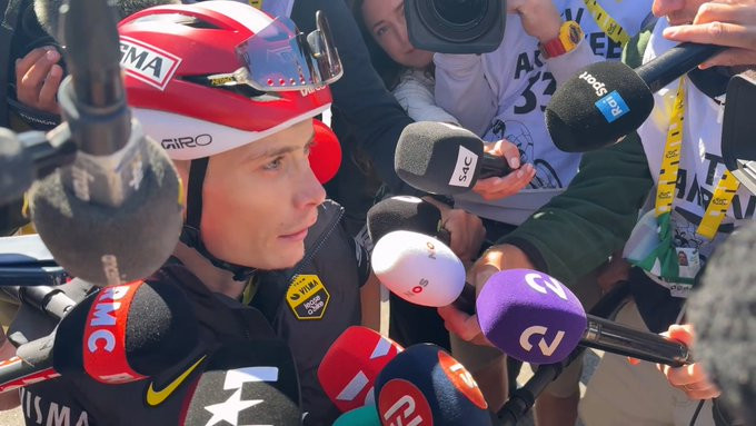 "Tadej Pogacar me seguiu e eu segui ele, não vi fraqueza nele" Jonas Vingegaard analisa duelo com Pogacar no Mont Ventoux; assista a entrevista 1 girodociclismo.com.br tadej pogacar me seguiu e eu segui ele nao vi fraqueza nele jonas vingegaard analisa duelo com pogacar no mont ventoux assista a entrevista image 2