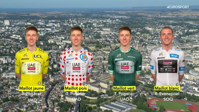 girodociclismo.com.br tour de france 2025 classificacao geral apos a 5a etapa tadej pogacar assume a maillot jaune com mudancas nas classificacoes image