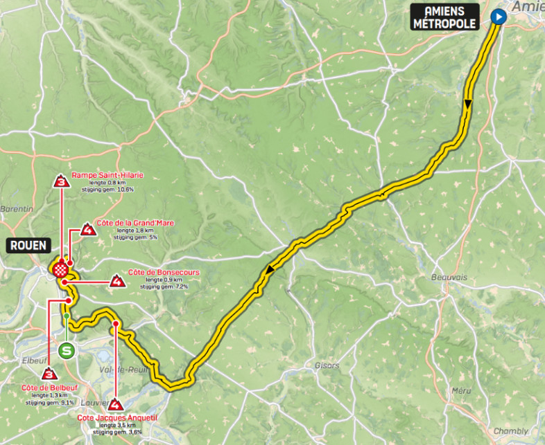 Tour de France 2025: Prévia da 4ª etapa; final explosivo com até 17% de inclinação e 12 curvas nos últimos 5 km devem sacudir a Classificação Geral 6 girodociclismo.com.br tour de france 2025 previa da 4a etapa final explosivo com ate 17 de inclinacao e 12 curvas no ultimo km image 1