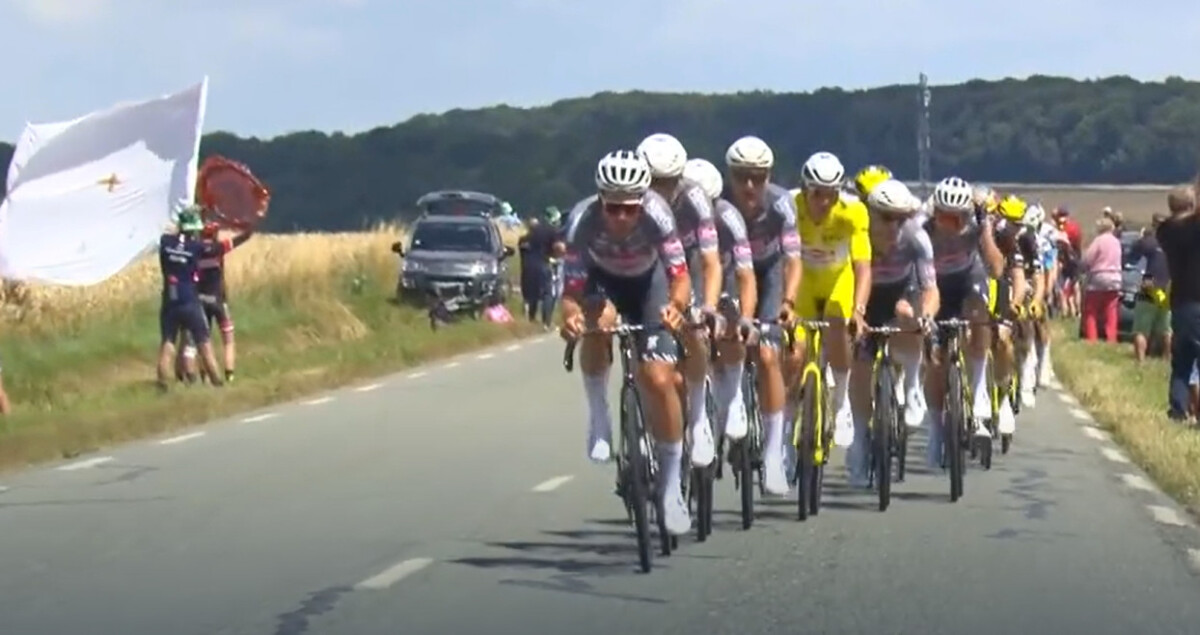 Tour de France: Tadej Pogacar conquista sua 100ª vitória na 4ª etapa, Van der Poel permanece líder; confira os resultados e a chegada 4 girodociclismo.com.br tour de france image 47