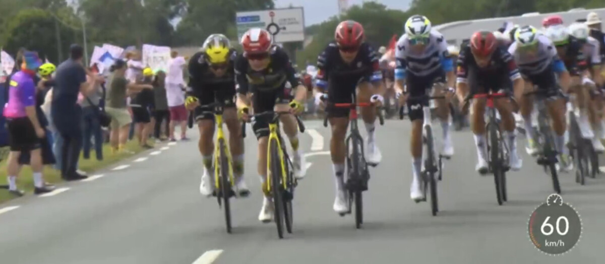 girodociclismo.com.br tour de france jasper philipsen vence a 1a etapa e e o 1o maillot jaune evenepoel e roglic sofrem reves confira os resultados e a chegada image 15