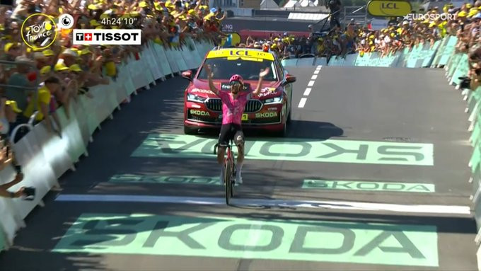 Tour de France: Resultados da 6ª etapa, Ben Healy vence e Mathieu van der Poel retoma liderança por 1 segundo; assista a chegada 8 girodociclismo.com.br tour de france resultados da 6a etapa image 24