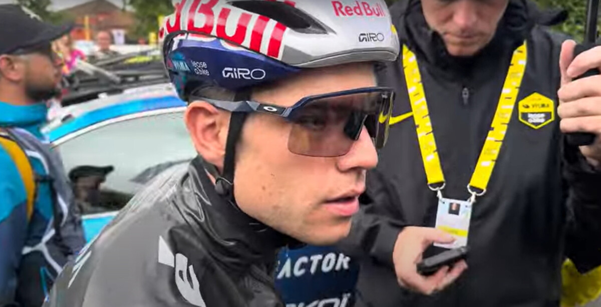 Wout van Aert responde às críticas da esposa de Jonas Vingegaard "é uma pena que tenha saído assim", assista o vídeo 1 girodociclismo.com.br wout van aert responde as criticas da esposa de vingegaard e uma pena que tenha saido assim image