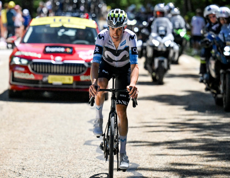 Capitão da Movistar tem lesão confirmada e está fora do resto da temporada, equipe anunciou a decisão através das redes sociais 1 girodociclismo.com.br capitao da movistar fora do restante da temporada ciclista tem lesao confirmada e equipe toma dificil decisao image
