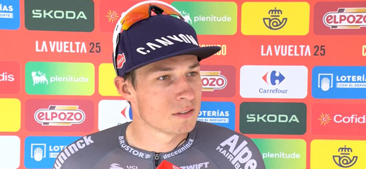 girodociclismo.com.br jasper philipsen supera dificuldades e vence a 8a etapa da vuelta a espana image